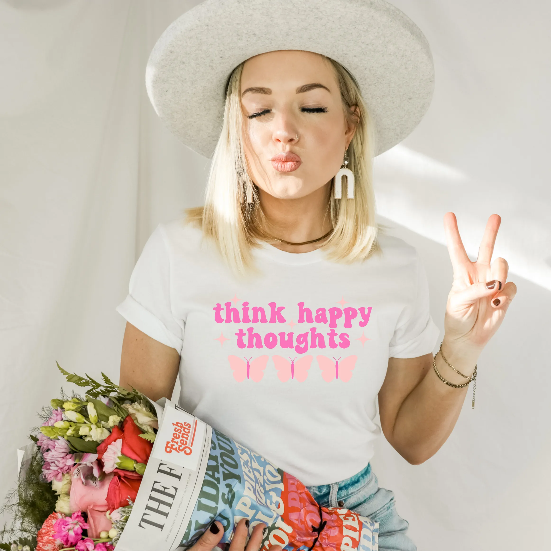 Think Happy Thoughts Tee