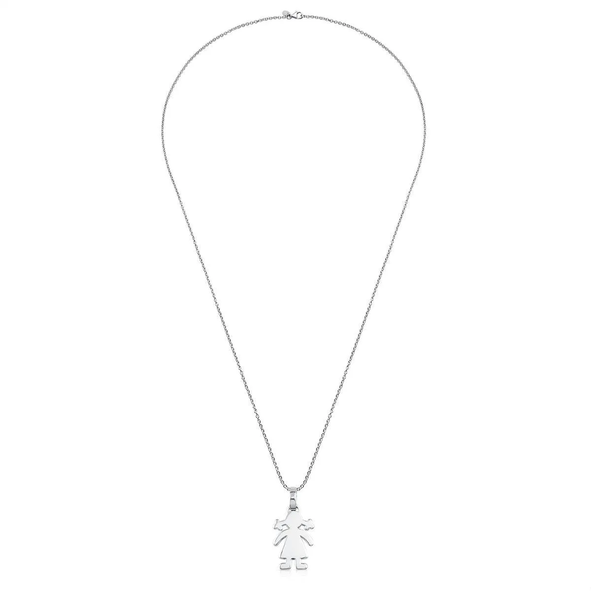 Tous Silver Sweet Dolls Necklace 415904660