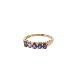 Vintage Iolite Starlit Enigma Ring